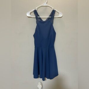 Altar'd State Navy Dress with Lace Detail 0229 B2